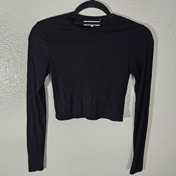 Joah Brown Cropped Crew Longsleeve Size XS/S - Picture 5 of 14